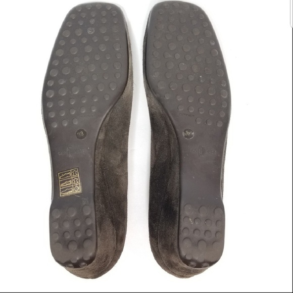 The Original Car Shoe Tassled Suede Wedge By Prada - Picture 5 of 7